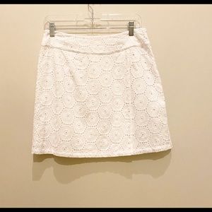 🌟 NWT Adiva Eyelet Wrap Look Skirt